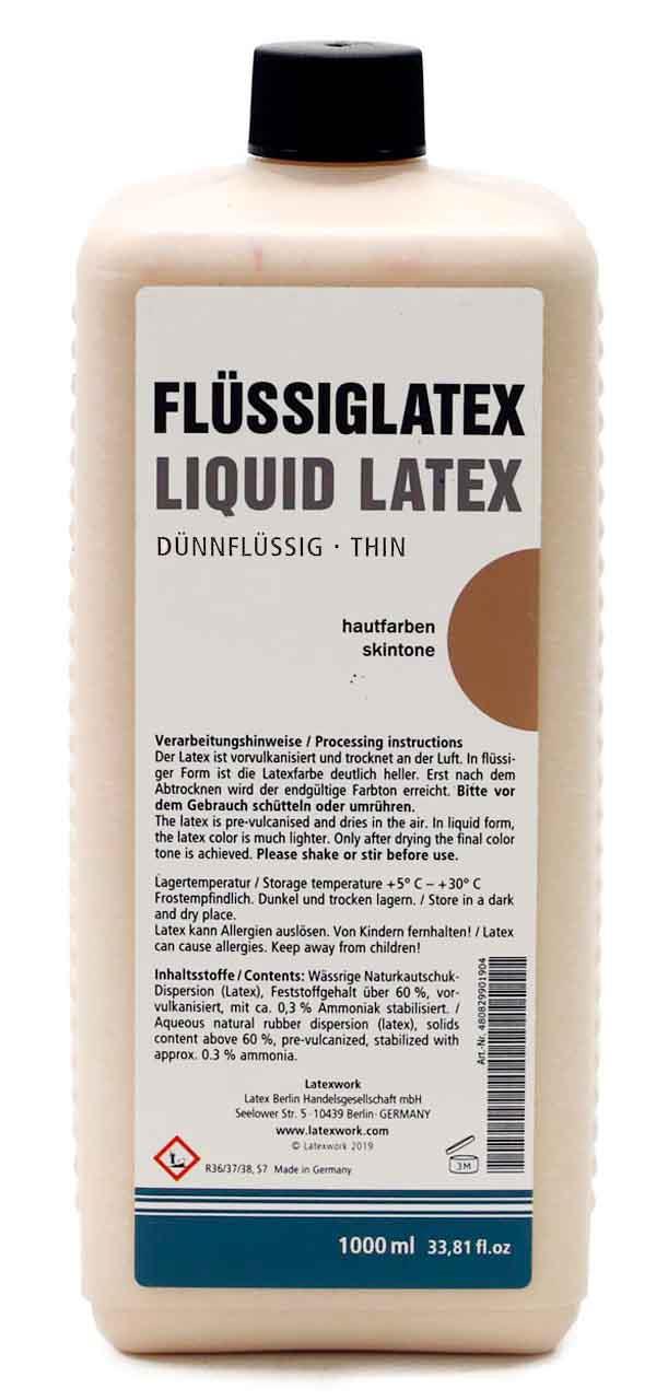 Liquid latex, thin, skintone
