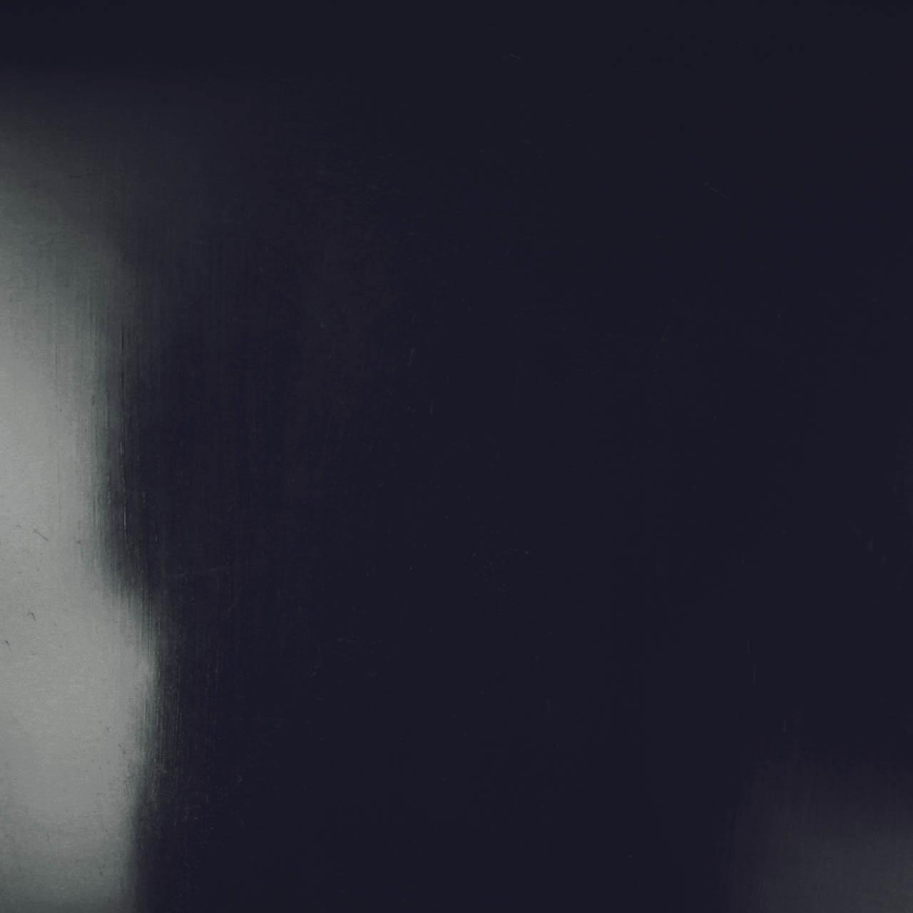 Meterware: Metallic Schwarz, 0,70 mm stark  92 cm breit