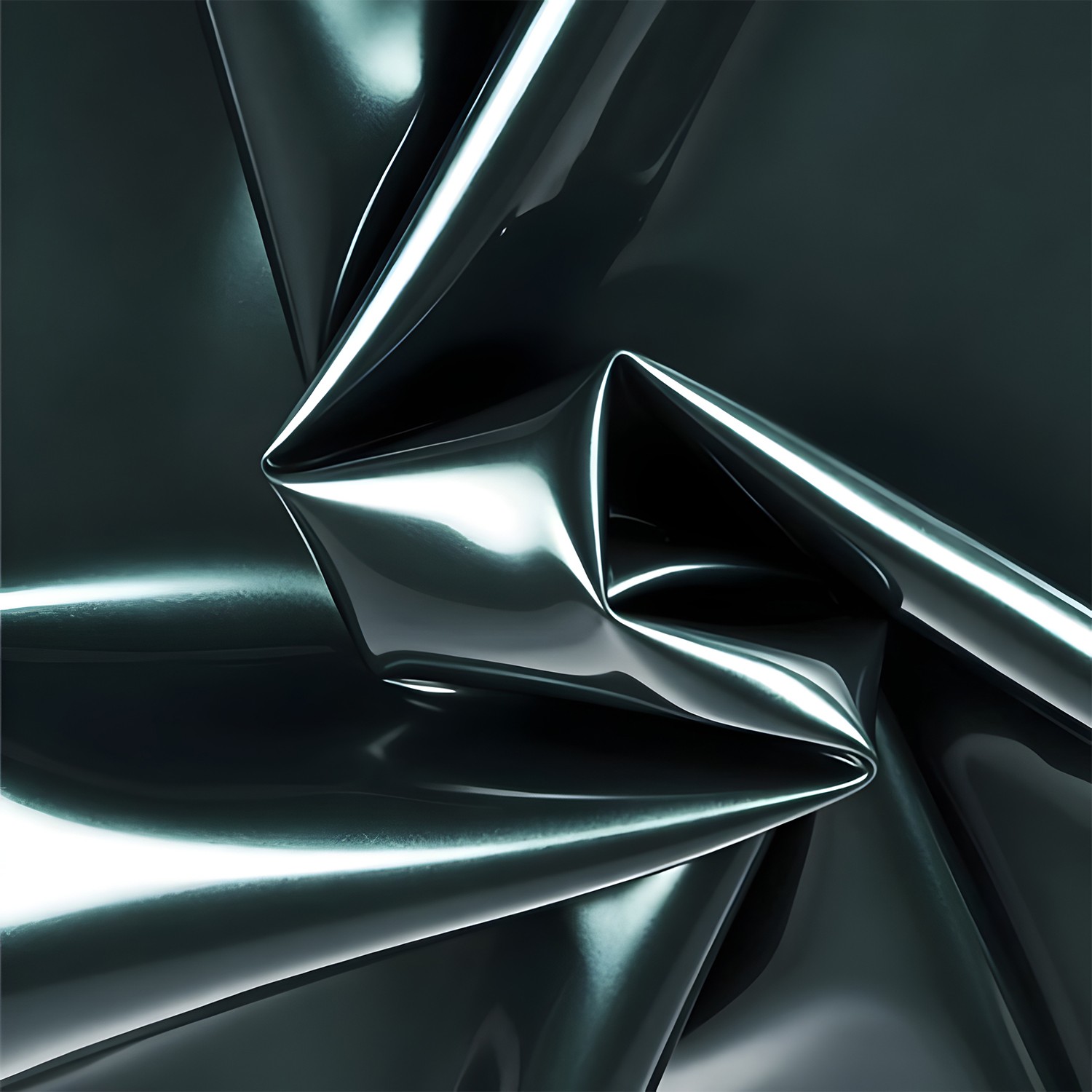 Latex-Meterware, Metallic schwarz, 0,40 mm