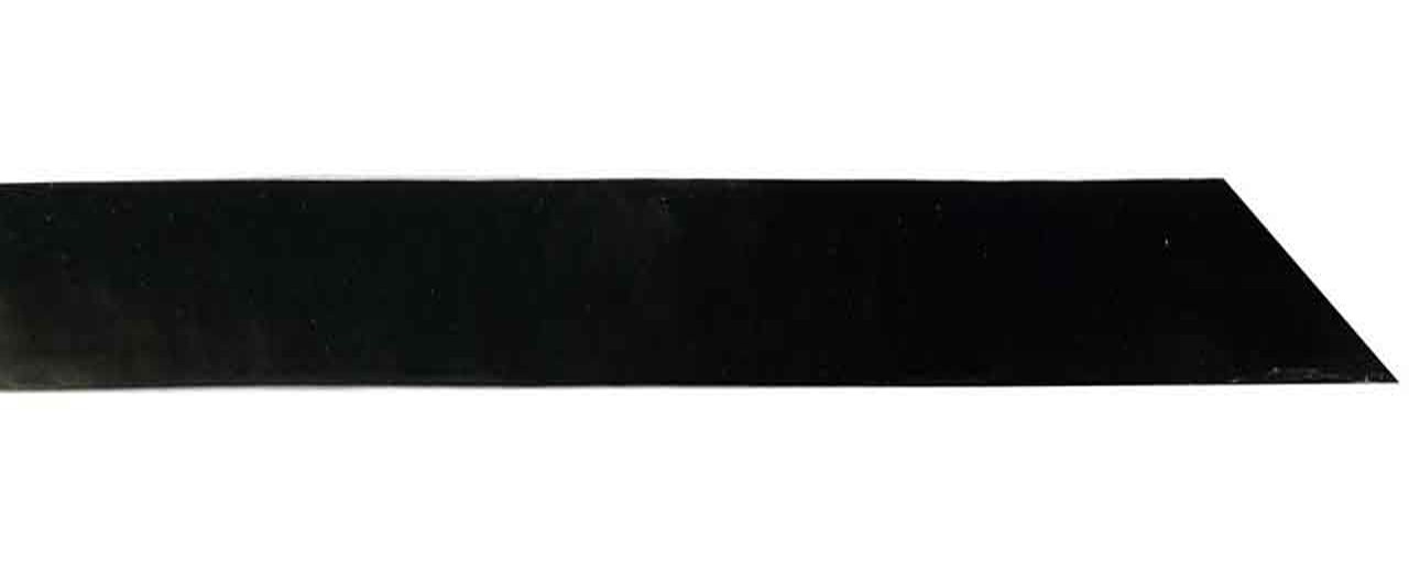 Latexstreifen, Schwarz, 0,90 mm Latex, Breite: 6 cm