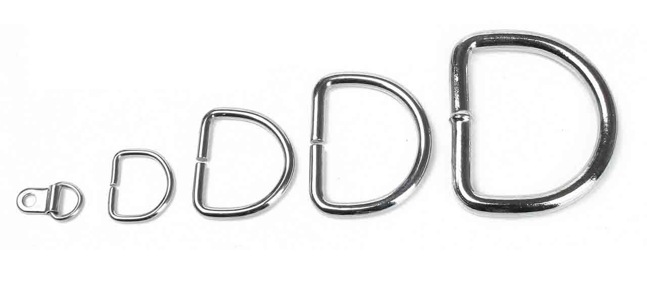 D-ring, 20 x 15 x 3 mm