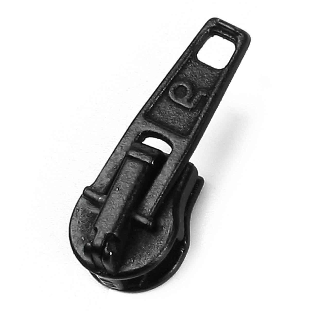 Automatic zipper slider, black