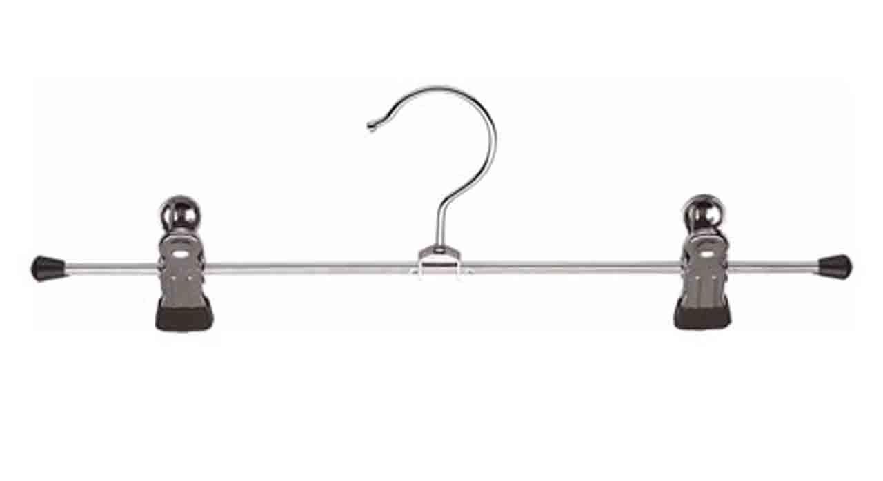 Hanger with 2 clips, 30 cm wide