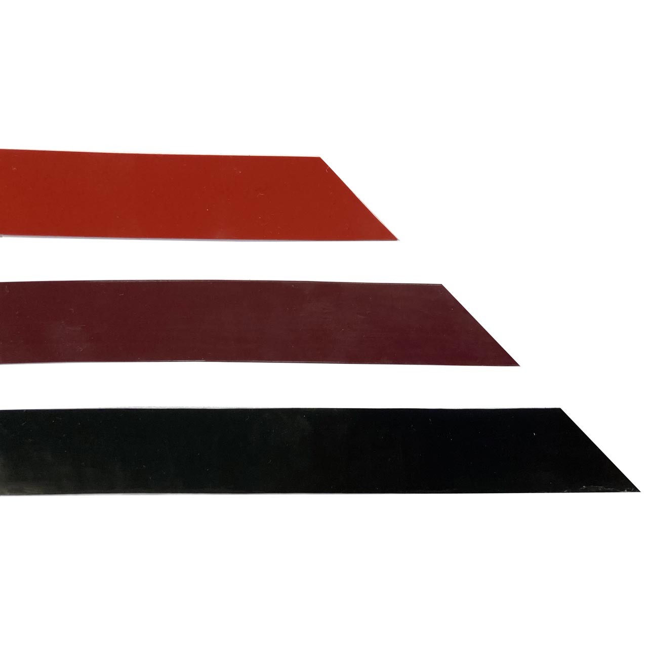 Latexstreifen, Schwarz, 0,35 mm Latex, Breite: 19 mm