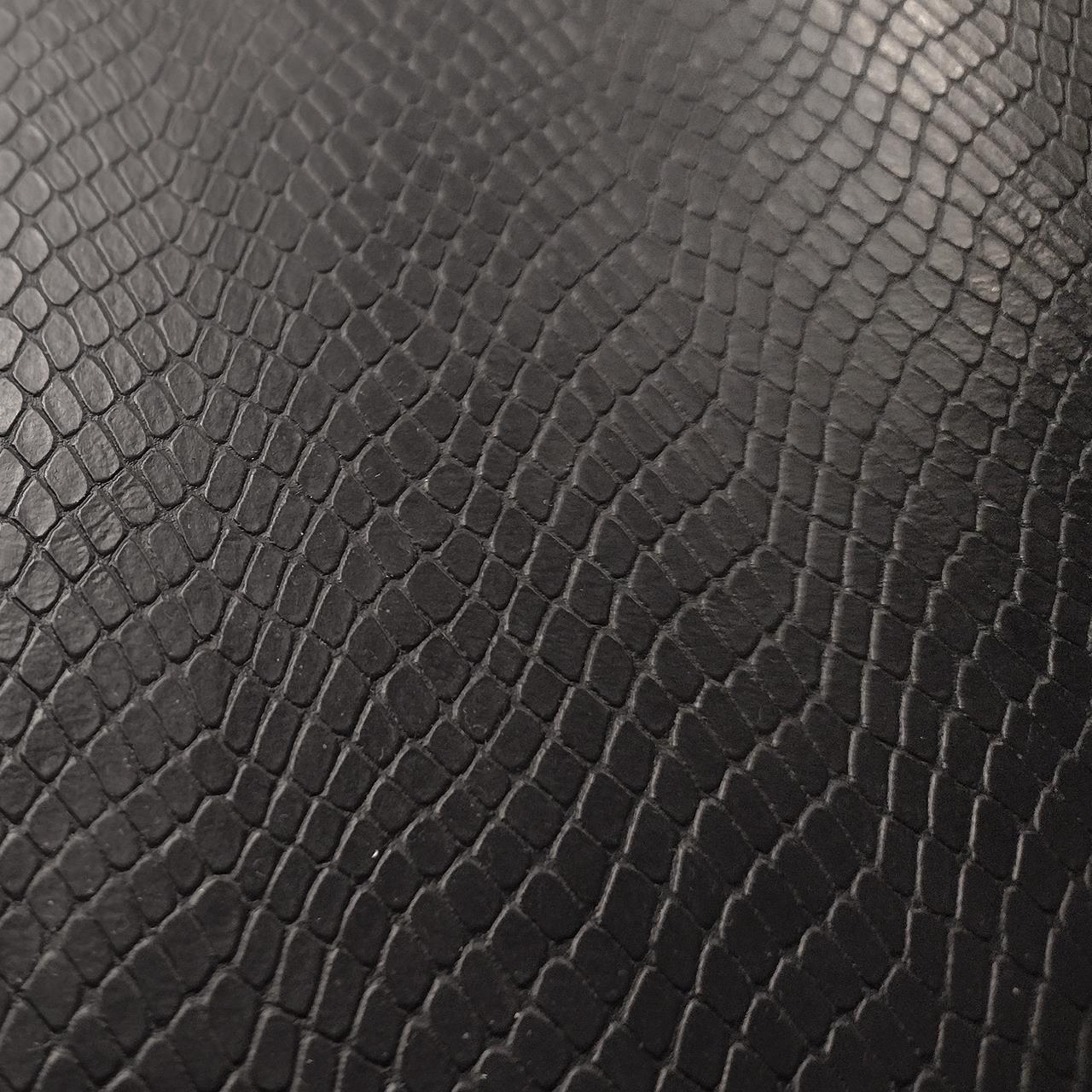 Strukturlatex: Schlangenhaut Schwarz 0,90 mm, 135 cm breit