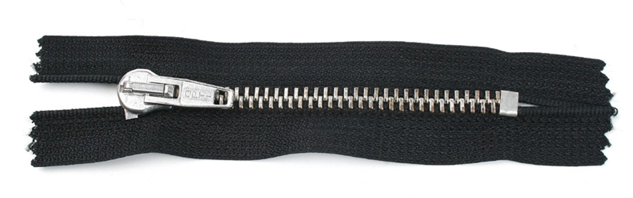 Metal zip, standard  Metal zip, standard