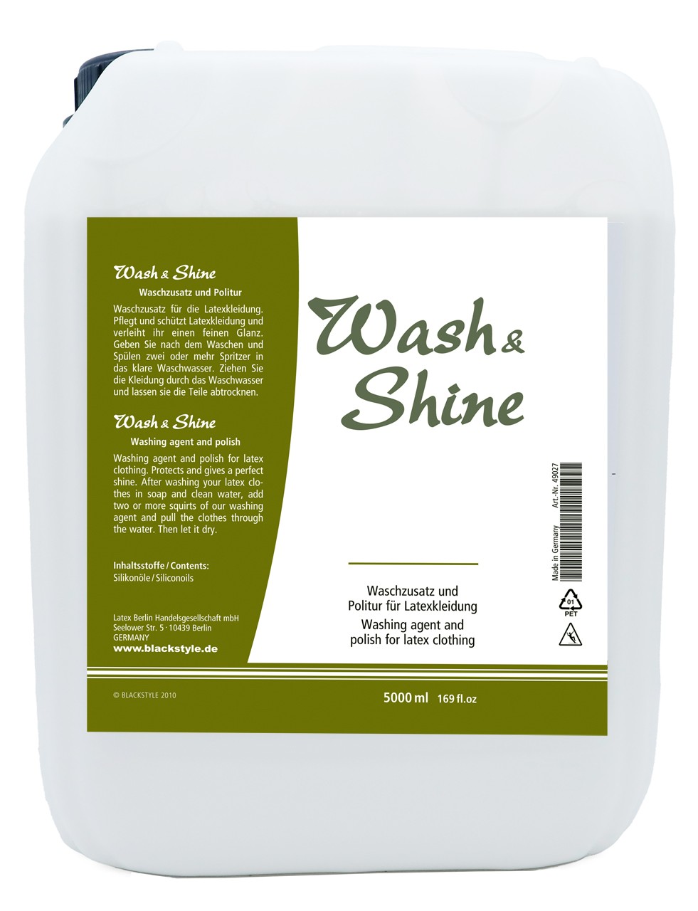 Wash & Shine - Waschzusatz - 5.000 ml